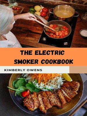 cover image of ELECTRIC SMOKER COOKBOOK